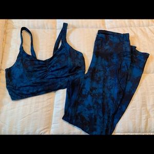 Leggings and sports bra set